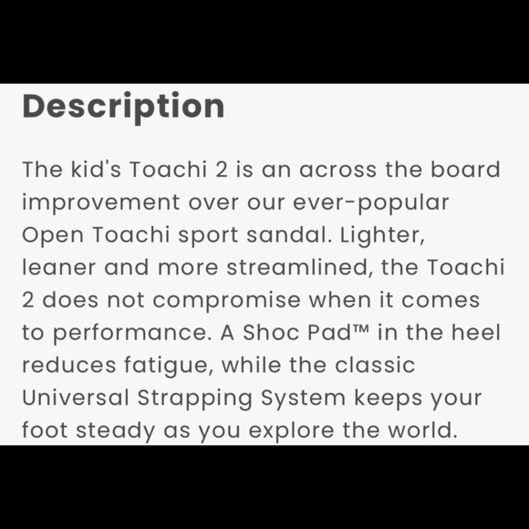 Sz13 kids Teva Toachi 2 sandals in taupe and orange. EUC - Picture 9 of 10